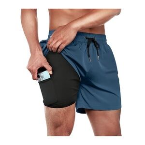 ★ NWT Brisira Men’s Shorts - Teal ★